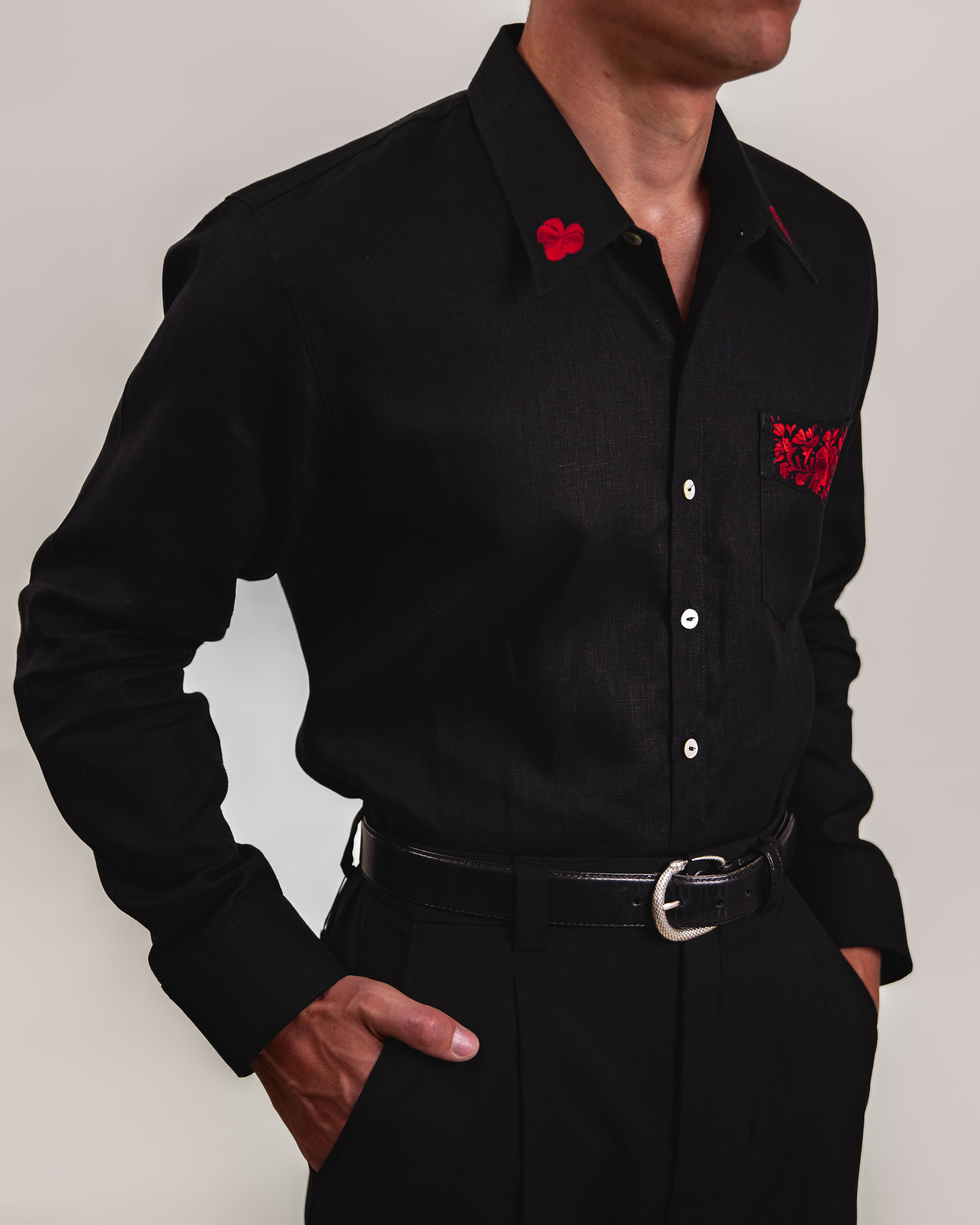 The Pensamiento Linen Shirt