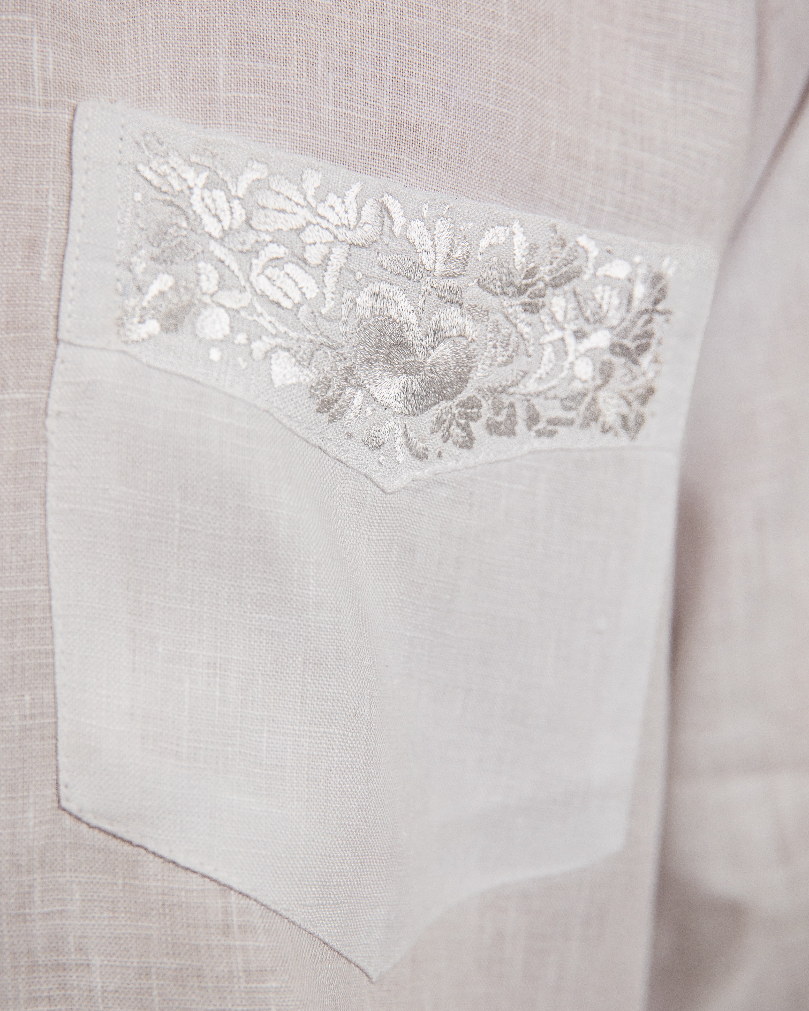 The Whitework Linen Shirt